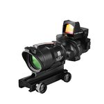 Paike 4x32mm ACOG Dual Illumination Red Chevron Reticle RMR Red Dot Sight