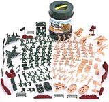 JOYIN 164 Pcs Military Soldier Play