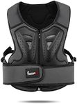 StarknightMT Kids Motorcycle Chest Protector Dirt Bike Youth Riding Spine Back Armor Protection for Motocross Cycling Skateboard,Skiing,Skating,Off-Road（Black）