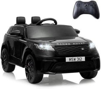 TOBBI 12V Ride On Car,Licensed Land Rover VELAR Electric Vehicle Toy for Kid & Toddler,Battery Powered Electric Truck with Parental Remote Control,Music,Spring Suspension