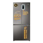 Haier 520 L 3 Star Lumiere Frost Free Triple Inverter French Door Side by Side Refrigerator (HRB-600IS, Inox Steel, Magic Convertible Zone, Deo Fresh Technology, 2026 Model)