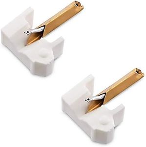 2x Atrylogy N44-7 Stylus Needle (for Shure M44-7 Cartridge) Replacement Stylus