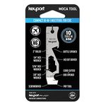 Keyport MOCA 10-In-1 Key Tool - Keychain Multi-Tool (Bottle Opener - Screwdriver - Cord Cutter - Box Opener - Scoring Tool - Hex Bit Driver - Wrench x 3 - Ruler) TSA Friendly, Keyport Pivot Compatible