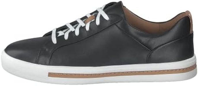 Clarks Un Maui Lace, Women’s Low-Top Sneakers, Black, 8 UK (42 EU)