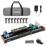 Donner Guitar Pedal Board with Built-in Power Supply, Aluminium Alloy Small Pedalboard, DB-P100, 2.1Lb, 19.7 * 5.0 * 1.8"