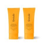 FoxTale - (Pack Of 2) Essentials Daily Glow Sunscreen Spf 50 Sunscreen Vitamin C & Niacinamide, Uva & Uvb Filters-Clinically Proven Brightening Ingredients, No White Cast, Non-Greasy Formula, 50 Ml