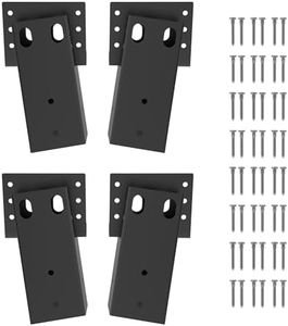 MIXXIDEA Metal Elevated Deer Blind Bracket Heavy Duty Steel Deer Stand Compound Angle Platform Brackets for Tree House, Deer Station, Swing Set, Observation Platform, 4 Pack