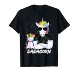 Dadacorn Muscle Unicorn Dad Baby, Daughter, Fathers Day Gift T-Shirt