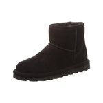 BEARPAW Women's Alyssa Fashion Boot, Black, 8 M US