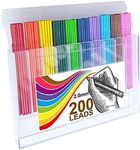 Tikpen 200pcs Colored Lead Pencils 