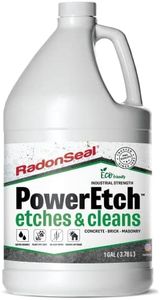 PowerEtch Concrete Etcher & Cleaner - Opens Pores, Neutralizes & Cleans, Preps Concrete for Sealers, Paints, Coatings, & Stains. Safe for Indoor Use. Acid Free