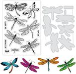 GLOBLELAND 2PCS Dragonfly Theme Cle