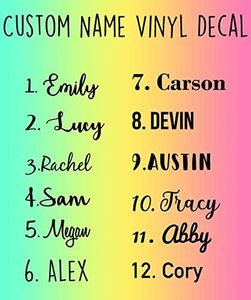 Personalized Custom Name Word Vinyl Decal