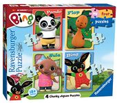 Ravensburger Bing Bunny - My First Jigsaw Puzzles (2, 3, 4 & 5 Piece) Toddler Toy for Kids 18 Months and Up