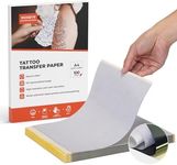 MUNBYN Tattoo Transfer Paper 100 Sheets, A4 Size Tattoo Stencil Paper, 4-Layer Transfer Paper Tattoo Stencils, Tattoo Kit Tattoo Supplies, Compatible with ITP05/M08F/P90/MHT-P8009 Tattoo Printer