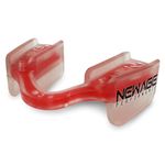 New Age Performance 6DS Low Profile Mouthpiece for High-Intensity Interval Training (HIIT) and Cross Fitness, Increase Strength & Endurance, Faster Recovery, Thin Weightlifting Mouthguard, Red