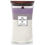 Woodwick Large Hourglass Trilogy Scented Candle with Crackling Wick | Amethyst Sky | Up to 130 Hours Burn Time 1707526E