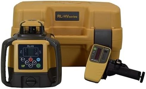Topcon RL-HV2S Class 1 Multi-Purpose Self-Leveling Dual Grade Construction Rotary Line Laser Kit with LS-80X Laser Receiver & Tool Case (1051612-21)