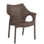 Supreme Cambridge Chair (Plastic, Brown, Wenge), Standard (CambridgeWenge2)