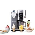 Ninja CREAMi Swirl Ice Cream and Soft Serve Maker, Sorbet, Milkshake, Frozen Yogurt, Low Calories Program & More, 13-in-1, Soft Serve Handle & (2) CREAMi Swirl 16oz Pints, For Kids & ALL ages, NC701