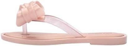 mini melissa Flip Flop IV Sandal for Kids, Pink/Glitter Pink, 11