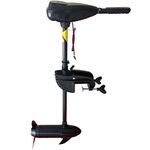 8 Speed Electric Trolling Motor, 18/28/34/40/44/50/54/60/65/86 LBS Thrust Transom Mounted with Adjustable Handle, for Fishing Boats Freshwater and Saltwater Use (Size : 86LBS)