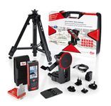Leica Geosystems DISTO S910 Pro Pack 984ft Range Laser Distance Measurer Pro Kit, Point to Point Measuring, Hard Case, TRI70 Tripod, FTA360S Adapter, Red/Black