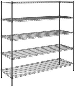 Sturdy Essentials Commercial Grade Metal Shelving | Epoxy Wire Storage Rack
