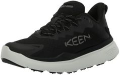 KEEN Women's WK450 Shoes, Black Star White, 7.5 US