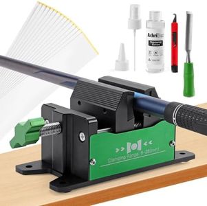 Achribex Golf Grip Kit with Grip Removal Tool & Tape - Golf Club Regripping Kit for Easy DIY Installation, Includes Golf Club Vise Clamp & Accessories for Grips Replacement for Golf Regripping Station