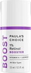 Paula's Choice 1% Retinol BOOSTER Serum - Light-weight Anti Aging Face Treatment - Reduces Fine Lines and Enlarged Pores - Repairs Sun Damage - with Retinol & Oat Extract - All Skin Types - 15 ml