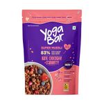 Yogabar Wholegrain Breakfast Muesli - Dark Chocolate and Cranberry, 700g (Super Saver Pack)