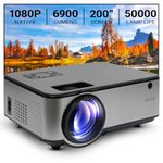 XElectron Android C9 Plus 1080p Native Resolution Full HD 4K Support Smart Projector | 508 cm Screen | 6900 Lumen (550 ANSI) | 4P+4D Digital Keystone, Screen Mirroring, WiFi, Bluetooth C9A (Silver)