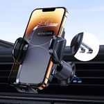 Miracase Universal Phone Holder for Car, [Upgraded Double Hook Clip], Vent Car Phone Holder, Cell Phone Holder Mount Compatible with iPhone 15 Series/14/13/12/11/XR,Google,Samsung and All Phones