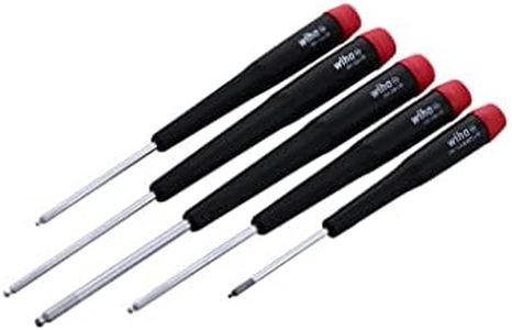 Wiha 26491 5-Piece Ball Metric End Hex Driver Set