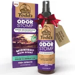 Uncle Todd's Odor Stomp Shoe Deodorizer - Stocking Stuffer Gift Idea - Proven & Powerful Enzyme Shoe Spray for Odor Elimination in All Footwear - Unique Gag Xmas Gift (Midnight Rain)