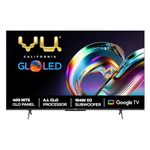 VU 126 cm (50 inches) The GloLED Series 4K Smart LED Google TV 50GloLED (Grey)