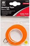 Vallejo Tools Precision Masking Tape 3mmx18m - Twin Pack