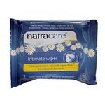 (2 Pack) - Natracare - Org Cotton Intimate Wipes | 12wipes | 2 PACK BUNDLE