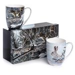 Robert Bateman Woodland Animals Fine Bone China Set of 2 Mugs