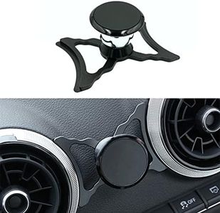 Cookiss Support Telephone Voiture Magnetique Compatible Audi A3 8V et Audi S3 8V, Convient pour Smartphones et GPS avec Support Telephone Voiture, Vision Ajustable à 360 degrés (Black)