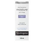 Neutrogena Oil Free Face Moisturizer - Sensitive Skin & Oily Skin - Non Comedogenic, Fragrance Free, Hypoallergenic - 120 ML