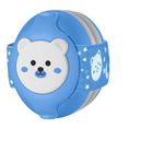 YomauiYee Baby Headphones, Hearing Protection for 0-36 Months, 25dB NRR, Noise Cancelling for Babies with Bear Design, Baby Airplane Essentials for Travel/Improves Sleep/Outdoor (Blue)