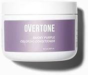 oVertone Haircare Color Depositing Conditioner - 8 oz Semi Permanent Hair Color with Shea Butter & Coconut Oil - Temporary Hair Color Dye - Vegan, Cruelty-Free - Smoky Purple