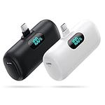 [2-Pack] Mini Portable Charger 5000
