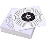 Remarkable Air Shot Paper Targets, 100 Pack 5.5in Papers Target for Pellet Trap Air Shot Targets and Shooting Range Pellet Catcher for Airsoft Training and Shooting Practice (White)