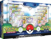 Pokémon TCG: GO Premium Collection - Radiant Eevee (1 Foil Promo Card, 1 Deluxe Pin & 8 Booster Packs)