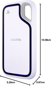 SanDisk Extreme 1TB Portable SSD for PS5 – USB 3.2, Drop Protection