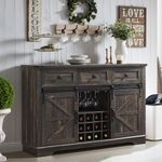 OKD Farmhouse Wine Bar Cabinet w/Sl