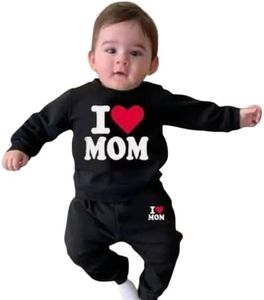 Baby Boy and Girl Full Sleeves Soft Woolen Winter Sweatshirt Hooded, T-Shirt with Pyjama Pant Dress for Kids Infant Toddler New Born Winter Clothes (9-12 Months)